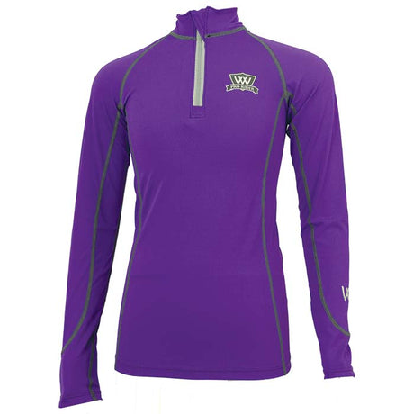Woof Wear Young Rider Pro Performance Shirt #colour_ultra-violet