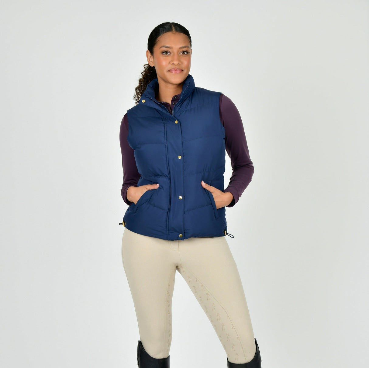 Dublin Ladies Patrice Puffer Vest #colour_naval-academy