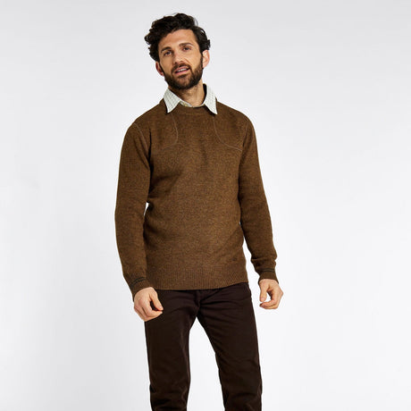 Dubarry Mens Clarinbridge Crew Neck Sweatshirt #Colour_dusky-bronze