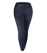 E.L.T Ladies Dahlia Silicone Riding Breeches #colour_night-blue