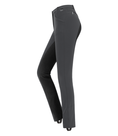 E.L.T Micro Ladies Jodhpur Riding Breeches #colour_asphalt-black