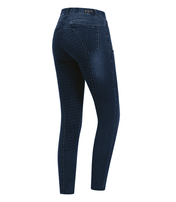 ELT Ladies Luna Jeans Breeches #colour_dark-blue