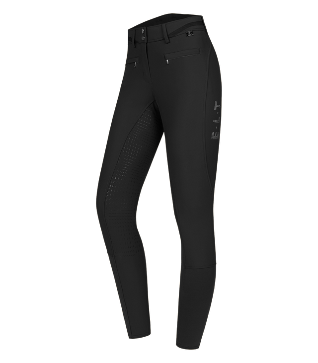 E.L.T Ladies Maja Glam Curved High Waist Breeches #colour_black