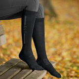 E.L.T Unisex Merino Riding Socks #colour_black