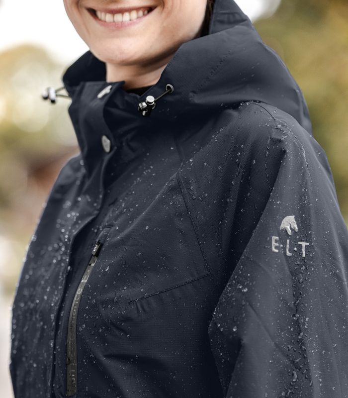 E.L.T Fehmarn Ladies Rain Coat #colour_deep-blue