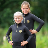 Supreme Products Active Junior Show Rider Base Layer #colour_black-gold