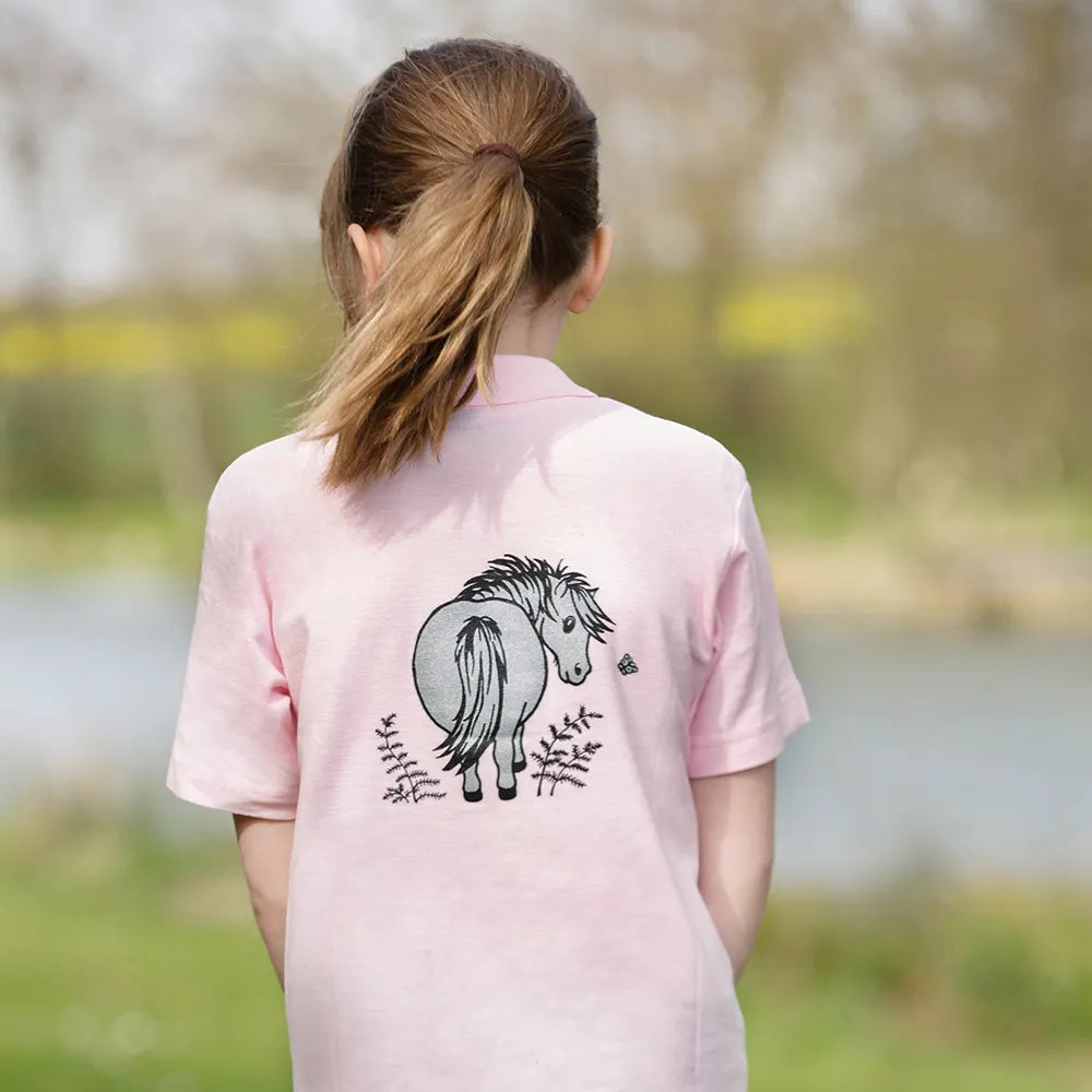 British Country Collection Bracken Pony Kinder-Poloshirt