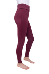 Hy Equestrian Ladies Melton Riding Tights #colour_ fig