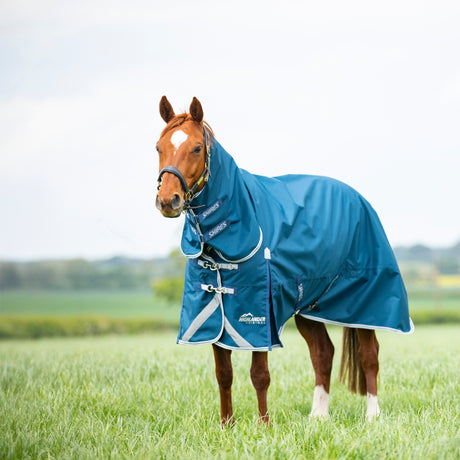 Shires Highlander Original 50 Combo Turnout Rug #colour_ocean