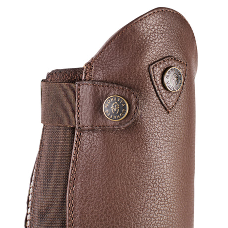 Shires Moretta Ladies Leather Gaiters #colour_chestnut