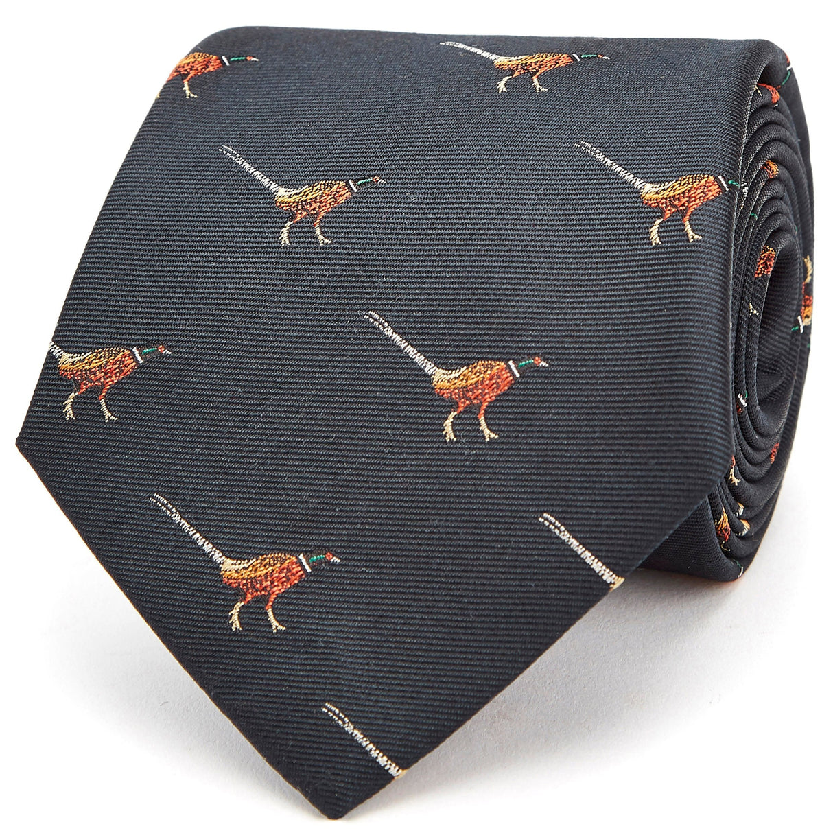 Dubarry Madden Silk Tie #Colour_navy