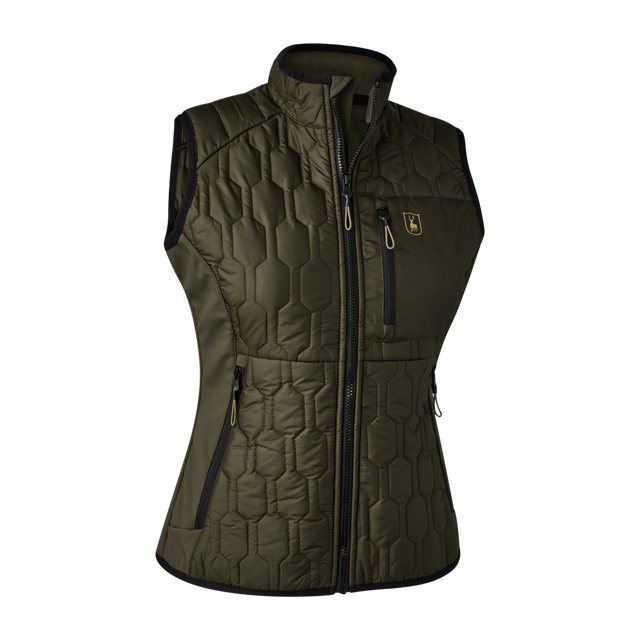 Deerhunter Women's Mossdale Quilted Waistcoat #colour_forest-green