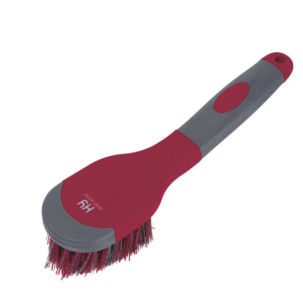 Hy Sport Active Bucket Brush #colour_vivid-merlot