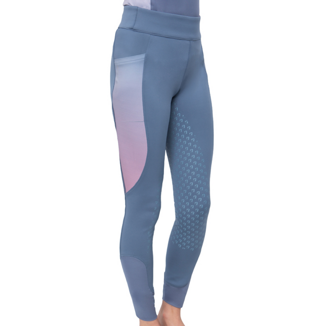 Hy Equestrian Synergy Elevate Riding Tights #colour_riviera-grape