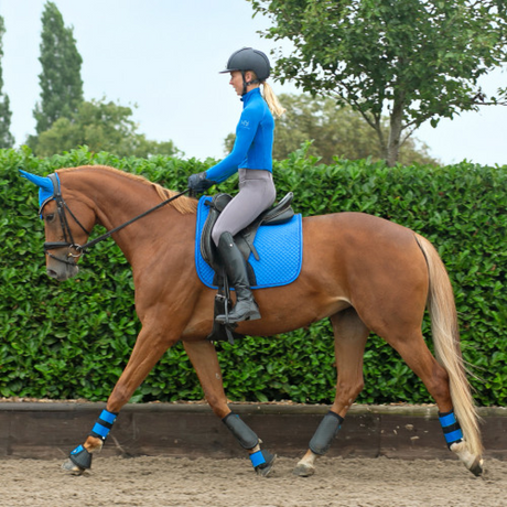 HyWITHER Sport Active Dressage Pony Saddle Pad #colour_jewel-blue