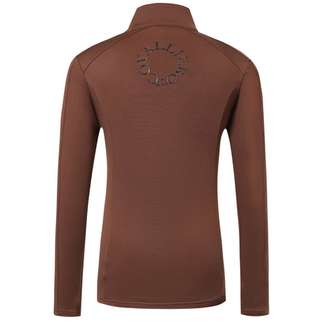 Covalliero Active Ladies Long Sleeve Base Layer #colour_oak-brown