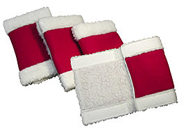 Equitheme Noel Christmas Bandages #colour_red-white