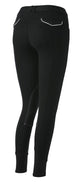 Equitheme Children's Pro Breeches #colour_black-white