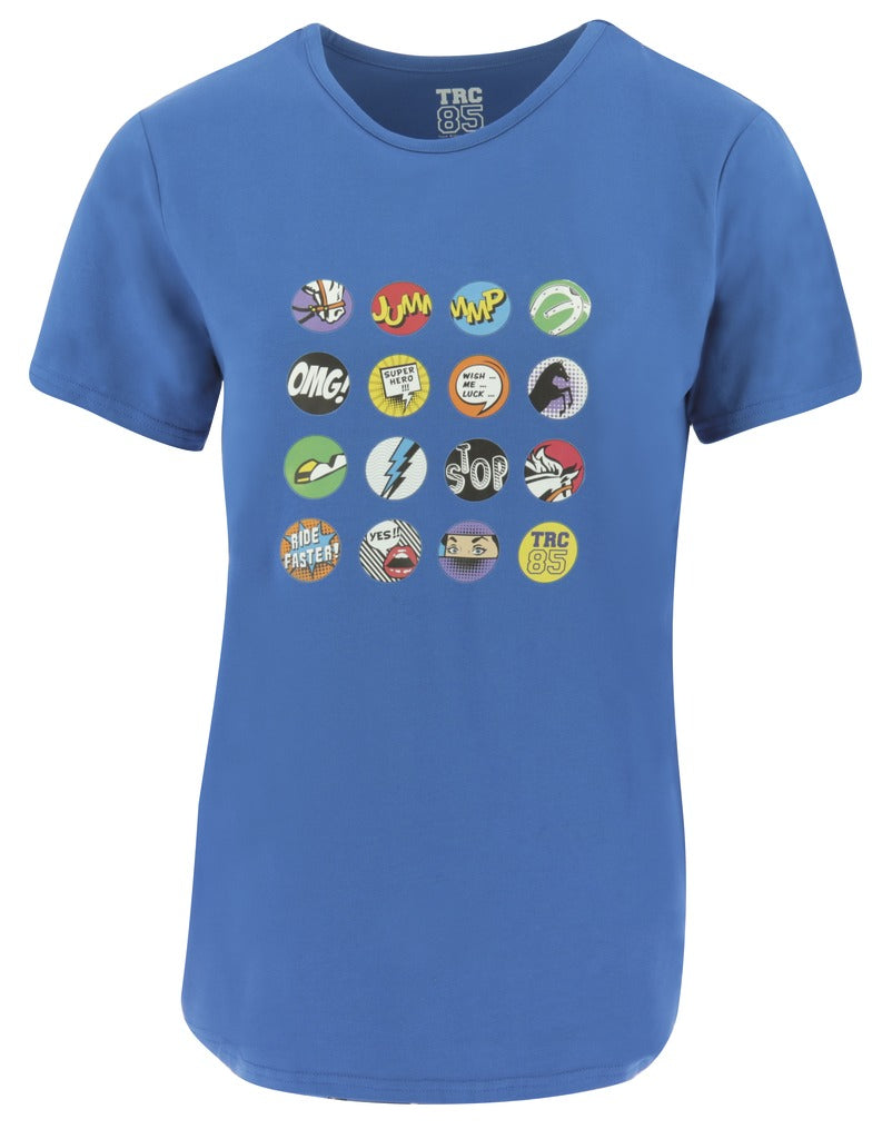 Equitheme Comic T-Shirt #colour_sapphire