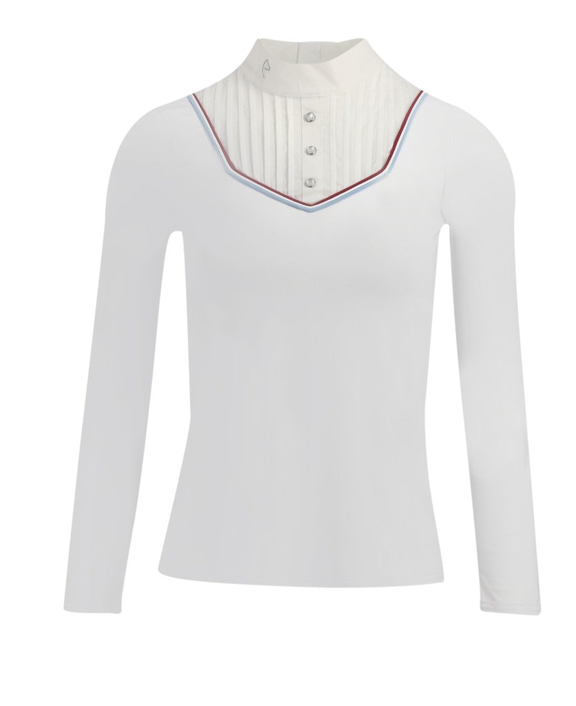 Equitheme Ladies Cabourg Polo Shirt  #colour_white