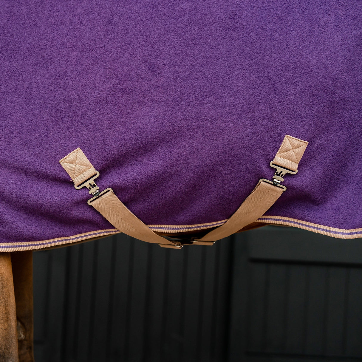 Horseware Ireland Amigo Fleece Cooler #colour_winterberry-taupe