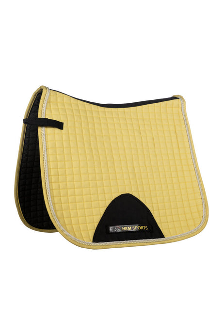 HKM Saddle Cloth -Essentials- #colour_light-yellow
