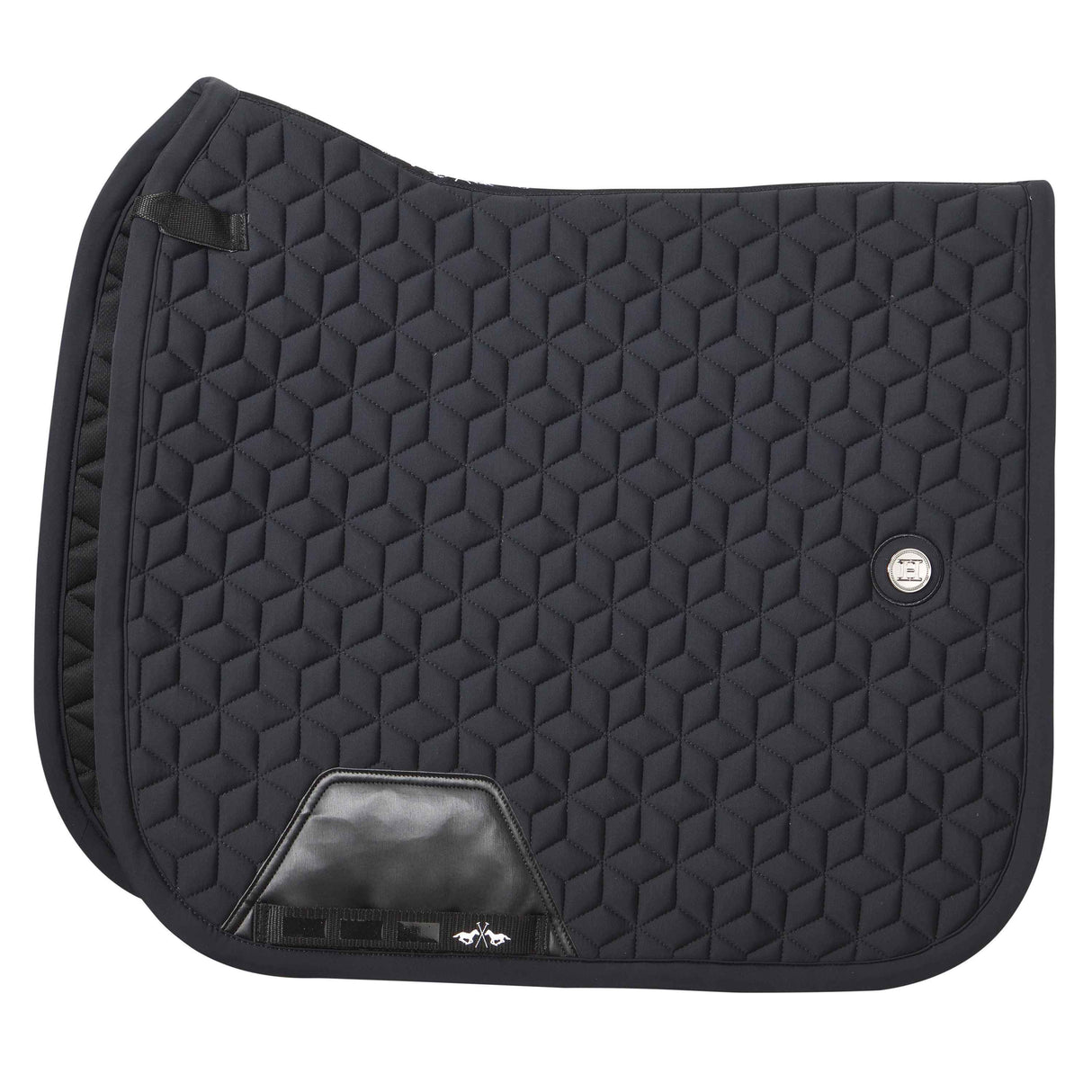 HV Polo Essential Dressage Saddle Pad #colour_black