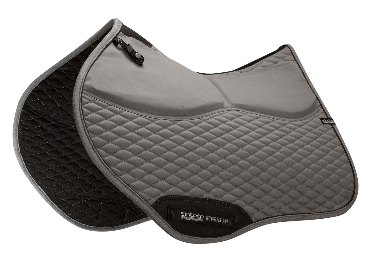 Stubben Adjuster Streamline Close Contact Jumping Pad #colour_grey