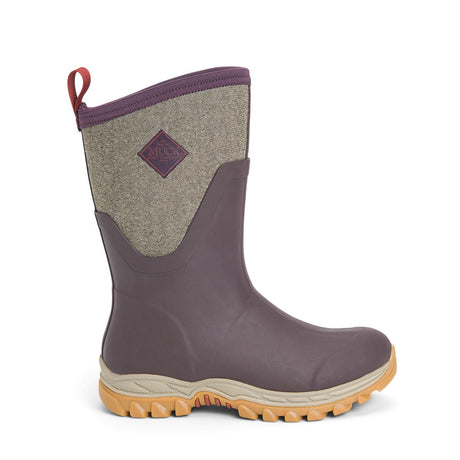 Muck Boots Arctic Sport II Mid Boot #colour_wine-herringbone-print