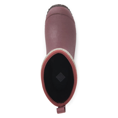 Muck Boot Muckster II Slip On Short Boots #colour_raisin-herringbone-print