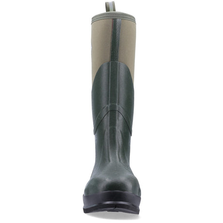 Muck Boot Chore Max S5 Safety Wellington Boots #colour_moss