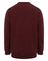 Hoggs of Fife Stirling II V Neck Pullover #colour_berry-red