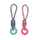 Ancol Small Bite Rope & Ring #colour_blue-pink