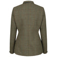 Equetech Clydon Tweed Ladies Jacket #colour_green-herringbone