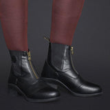 Mountain Horse Veganza Zip Paddock Boots #colour_black