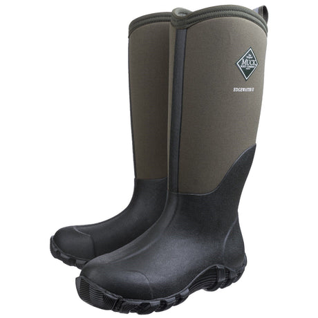 Muck Boots Edgewater II Tall Wellington Boots #colour_moss