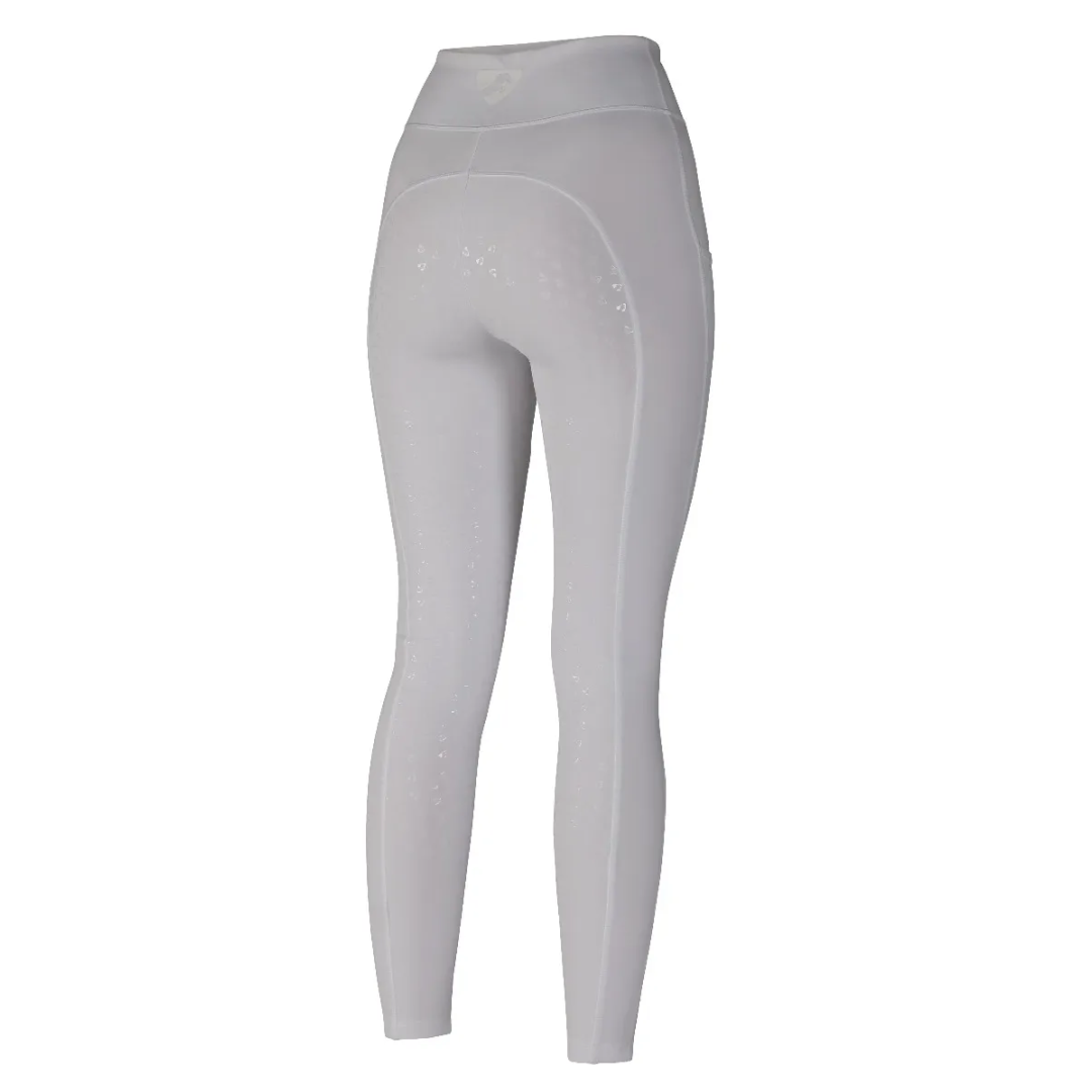 Shires Aubrion Hudson Girls Riding Tights #colour_white