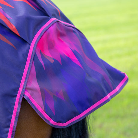 Shires Tempest Original 200g Turnout Rug #colour_pink-tie-dye