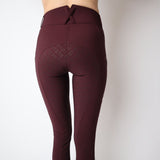 Montar Rebel Crystal Full Grip Breeches #colour_plum