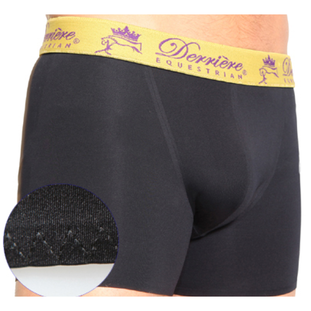 Derriere Equestrian Performance Padded Shorty Male #colour_black