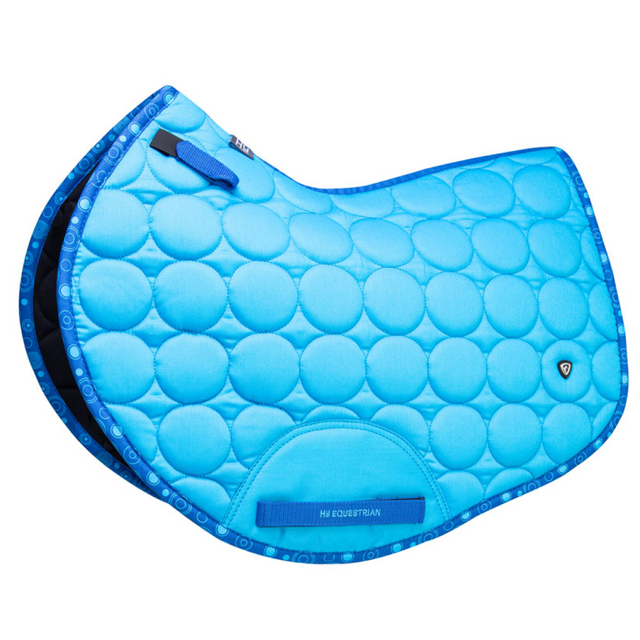 Hy Equestrian DynaMizs Ecliptic Close Contact Saddle Pad #colour_cobalt-ocean