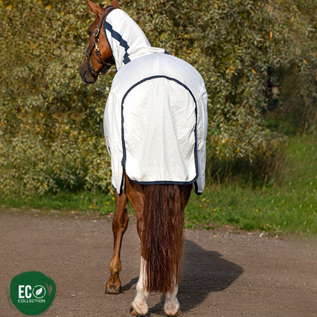 Horseware Ireland Rambo Natura Rug #colour_white-navy