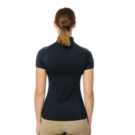  Horseware Ireland Aveen Half Zip Tech Top - Short Sleeve#colour_navy