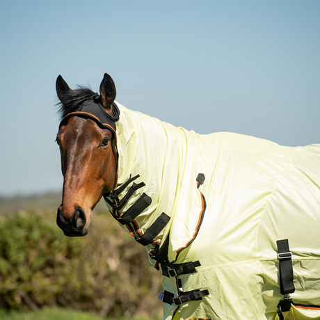 Equilibrium Field Relief Fly Rug #colour_yellow-black-orange