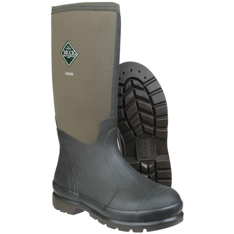 Muck Boot Chore Classic Hi Wellington Boots #colour_green