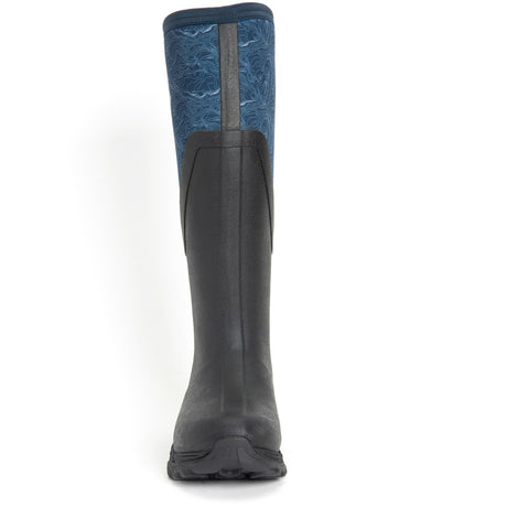 Muck Boot MB Arctic Sport II Tall Wellington Boots #colour_navy-topography