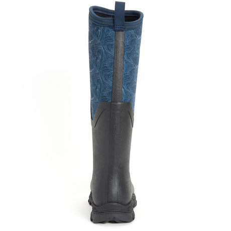 Muck Boot MB Arctic Sport II Tall Wellington Boots #colour_navy-topography