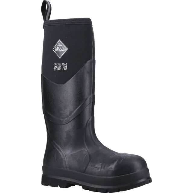 Muck Boot Chore Max S5 Safety Wellington Boots #colour_black