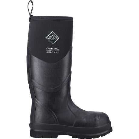 Muck Boot Chore Max S5 Safety Wellington Boots #colour_black