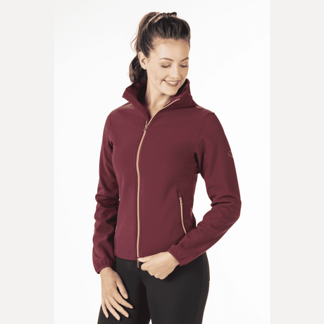 HKM Lily Softshell Jacket #colour_wine-red